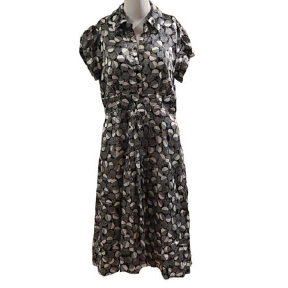 [Robbie Bee] Collared 2 Button Dress
